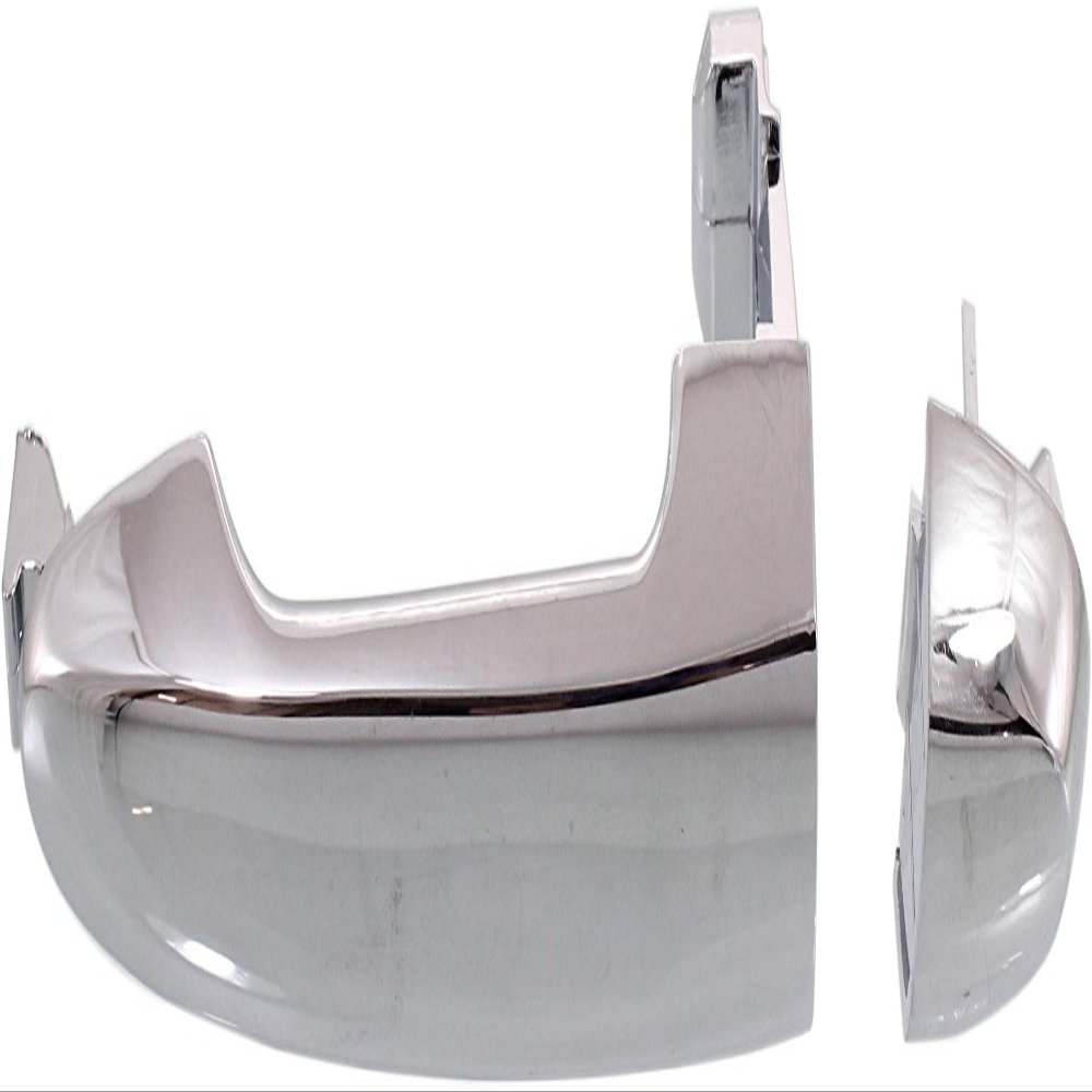 Go-Parts - Front Exterior Door Handle for Kia Rondo 2007-2012, Right (Passenger), All Chrome, Without Keyhole, Replacement 2008 2009 2010 2011