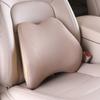 TISHIJIE Memory Foam Lumbar Support Pillow for Car - Back Support for Car Seat (Beige) view 1