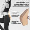 TISHIJIE Memory Foam Lumbar Support Pillow for Car - Back Support for Car Seat (Beige) view 3