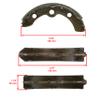 Caltric J17-25340-00 J55-W2536-00 Short and Long Shoe Compatible with Yamaha G1 1982 & Up/ G2 G8 G9 Up to 1992 view 2
