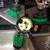 Drill Brush Power Scrubber by Useful Products - Drillbrush Oven Cleaner Brush Set - Kitchen Cleaning Brush Drill Brush Set - Kitchen Accessories - Drill Brush Attachment Countertop Scrubber Brush Set view 2
