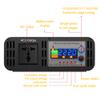 TGHY Power Inverter 1000W/1200W/1500W DC to AC Inverter, with AC Outlet and LED Display, 12V/24V/48V to 110V/220V Car Converter, for RV Home Solar,1500w,DC 12V to AC 220V view 4