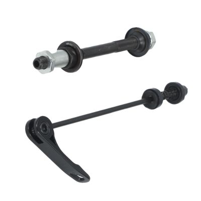 Alomejor Bike hub axle,Lightweight Quick Release Rear axle Steel Hollow for Mountain Road Commuting Cyclists Repair scenarios