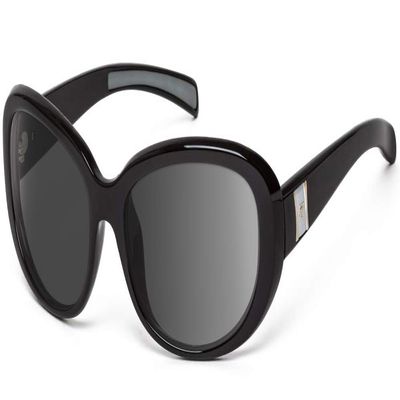 7 EYE Lindsay | Wind Blocking Sunglasses - Glossy Black, Photochromic Clear to Gray Lenses