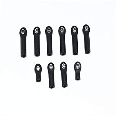 Plastic Ball Ends For GPM Optional Tie Rods Item# MAK160 For 1/8 Kraton 6S BLX - 10Pc Set Black