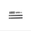 R/C Scale Accessories : Aluminum Roof Fixed Guide Rail For 1:10 Crawlers - 14Pc Set Black view 1