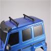 R/C Scale Accessories : Aluminum Roof Fixed Guide Rail For 1:10 Crawlers - 14Pc Set Black view 4