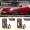 VIPMOTOZ For 2002-2008 Mini Cooper R50 R53 Hatchback R52 Convertible Amber LED Strip Side Indicator Light Front Fender Turn Signal Lamp Replacement, Chrome Housing, 2-Piece Driver & Passenger Side Set view 3