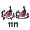Keenso Aluminium Alloy Hydraulic Disc Brake HB-100 Hydraulic Disc Brake Set for Mountain Road (Colorful) Riding Racks and Storage view 1