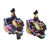 Keenso Aluminium Alloy Hydraulic Disc Brake HB-100 Hydraulic Disc Brake Set for Mountain Road (Colorful) Riding Racks and Storage view 2