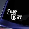 Bargain Max Decals Dark to Light Sticker Decal Notebook Car Laptop 5.5" (White) view 1
