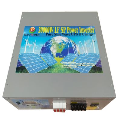 RuiCheng 80000 Watt Peak 20000 Watt Low Frequency Split Phase Pure Sine Wave Power Inverter 24 V Dc Input / 110 V,220 V Ac Output 60 Hz Frequency with 110V Charger & 3.5" LCD Display Box & ATS & UPS