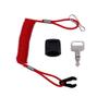 AIB2C MarineEmergency Stop Lanyard 682-82556-00-00 & Key Cap Kit 703-82577-00-00 752 Key 90890-56014-00 Replacement for Yamaha Outboard Marine view 1