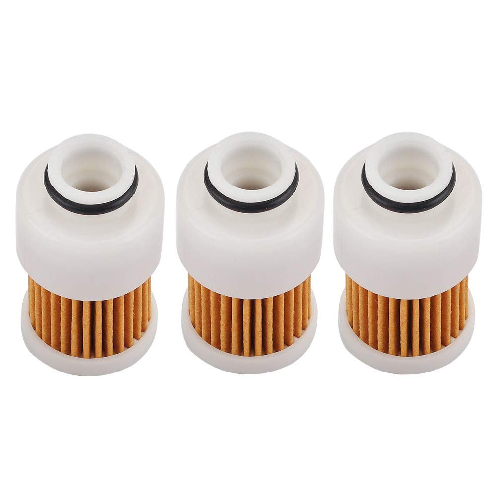 Tvent 68V-24563-00-00 Fuel Filter Replacement for Mercury 881540 Sierra 18-7979 Yamaha 50HP 60HP 75HP 90HP 115HP (Pack of 3)