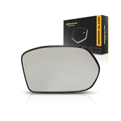 For Honda CR-V 2007 08 09 10 2011 Mirror Glass Driver Side | Heated | w/Backing Plate | Flat Glass Type | Replacement For 76253SWA315 | HO1324109