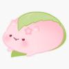 Leyland Designs Sakura Mochi Sticker Outdoor Rated Vinyl Sticker Decal for Windows, Bumpers, Laptops or Crafts 5" view 1