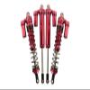 GPM 4PC Set Upgrades Aluminum Rear L-Shape Piggy Back Damper for 1/7 Unlimited Desert Racer85076-4 RC Cars (red) view 1