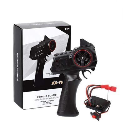 3CH 2.4GHz RC Car Remote Control Transimitter with 2 in 1 Receiver ESC for 1/14 1/16 1/18 1/24 RC Car Crawler SCX24 MN WPL Model