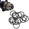 Keenso Washer,Aluminum Alloy Road Bottom Bracket Gasket Flywheel Hub Washer Spacer(Black) & Parts view 3