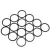 Keenso Washer,Aluminum Alloy Road Bottom Bracket Gasket Flywheel Hub Washer Spacer(Black) & Parts view 4