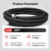 EVIL ENERGY 10AN PTFE Fuel Hose Line E85 Nylon Braided 1/2 Inch ID 20FT view 4