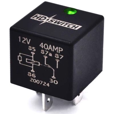 HD Switch Waterproof Relay w/LED Upgrade Replaces John Deere E100 E110 E120 E130 E140 E150 E160 E170 E180 Tractors Riding Mowers - Dielectric Grease Included