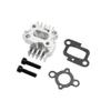 FLMLF Aluminum Intake Manifold Siver for 23cc-30.5cc Engine fit 1/5 HPI Baja Losi 5ive T view 1