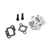 FLMLF Aluminum Intake Manifold Siver for 23cc-30.5cc Engine fit 1/5 HPI Baja Losi 5ive T view 4