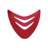 One K CCS Front Shield Red Gloss view 1