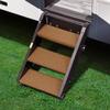 Prest-O-Fit 2-0243 Trailhead Universal RV Step Rug - 17.5" Wide, Buckskin Brown, 3-Piece Set view 1