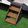 Prest-O-Fit 2-0243 Trailhead Universal RV Step Rug - 17.5" Wide, Buckskin Brown, 3-Piece Set view 2