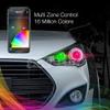 H4 / 9003 / HB2 2in1 LED Fog light Bulb Kit - XKchrome Smartphone App-enabled Bluetooth RGB Devil Eye + LED Fog light Conversion view 4