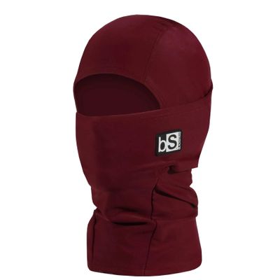 BLACKSTRAP Kids' Expedition Hood Dual Layer ExoHinge Balaclava Ski Mask, Helmet Compatible, Maximum Warmth and Comfortable for Kids, [Wine]