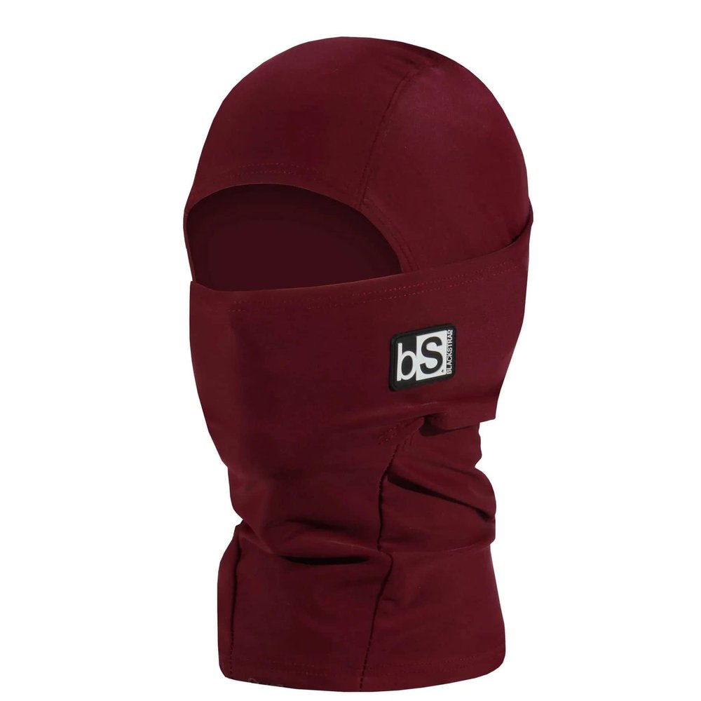 BLACKSTRAP Kids' Expedition Hood Dual Layer ExoHinge Balaclava Ski Mask, Helmet Compatible, Maximum Warmth and Comfortable for Kids, [Wine]