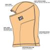 BLACKSTRAP Kids' Expedition Hood Dual Layer ExoHinge Balaclava Ski Mask, Helmet Compatible, Maximum Warmth and Comfortable for Kids, [Rose] view 3
