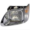 Left Driver Side Halogen Headlight Assembly - Clear/Amber - Compatible with 2000-2011 International 9400i SBA view 1