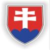 1x Slovakia Coat of Arms Flag Vinyl Waterproof Sticker - 30cm / 11.8inches view 1