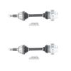 SurTrack Pair Set of 2 Front CV Axle Shafts For Volkswagen Touareg & Audi Q7 view 1