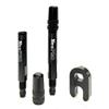 NeoPRO Presta Valve Extension Extender Kit (Pack of 2) w/Valve Key and Cap - Available in 4 Lengths - 20,30,40,60 mm (Black, 30mm) view 1