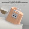 QWEASDF Portable Toilet, Potty Travel Toilet, Specially Designed for Camping car Boating and Other Recreational Activities, Suitable for The Elderly, The Disabled, and Pregnant Women,Gray view 3