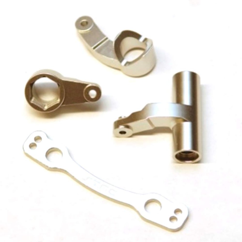 STRC STR340073S Alum Steering Bellcrank Set Silver : Outcast/Limitless/Infraction