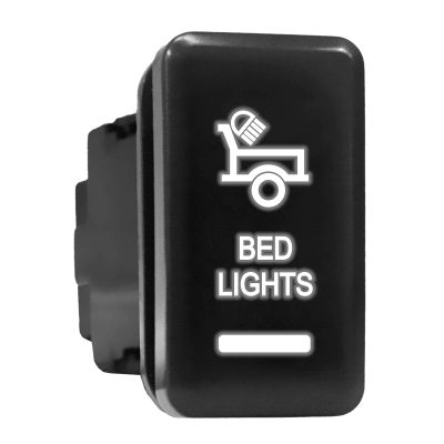 Bed Lights Symbol Older Model Push Button Compatible with Toyota (/ Surface Size 1.54 x 0.83 inches)
