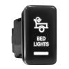 Bed Lights Symbol Older Model Push Button Compatible with Toyota (/ Surface Size 1.54 x 0.83 inches) view 1