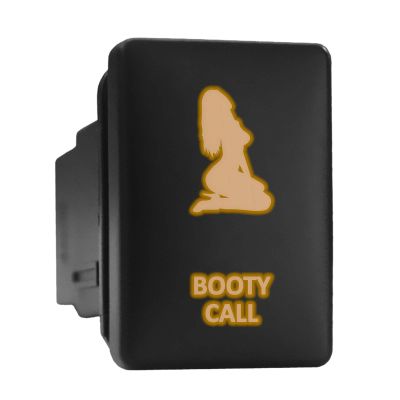 Booty Call Symbol Modern Model Push Button Compatible with Toyota (/ Surface Size 1.28 x 0.87 inches)