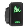Meow Symbol Older Model Push Button Compatible with Toyota (/ Surface Size 1.54 x 0.83 inches) view 1