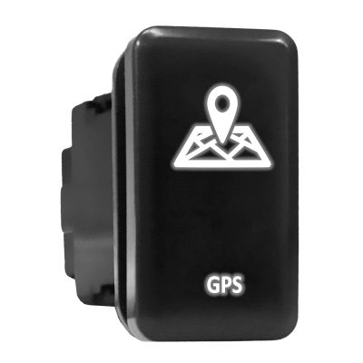 GPS Symbol Older Model Push Button Compatible with Toyota (/ Surface Size 1.54 x 0.83 inches)