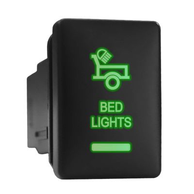 Bed Lights Symbol Modern Model Push Button Compatible with Toyota (/ Surface Size 1.28 x 0.87 inches)