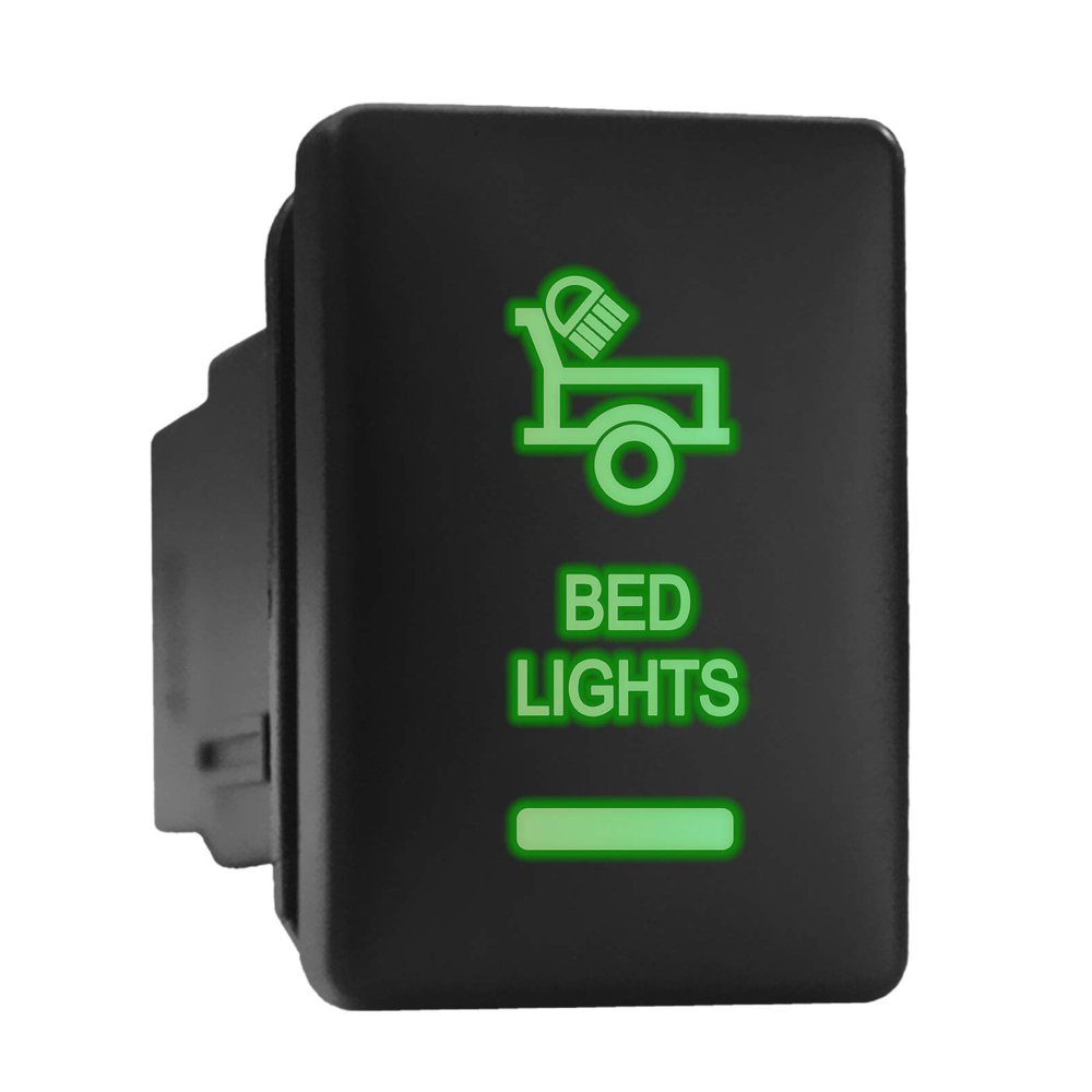 Bed Lights Symbol Modern Model Push Button Compatible with Toyota (/ Surface Size 1.28 x 0.87 inches)