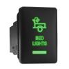 Bed Lights Symbol Modern Model Push Button Compatible with Toyota (/ Surface Size 1.28 x 0.87 inches) view 1