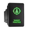 Target Practice Symbol Modern Model Push Button Compatible with Toyota (/ Surface Size 1.28 x 0.87 inches) view 1